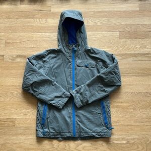 REI boys jacket sz M (10-12) gray and blue